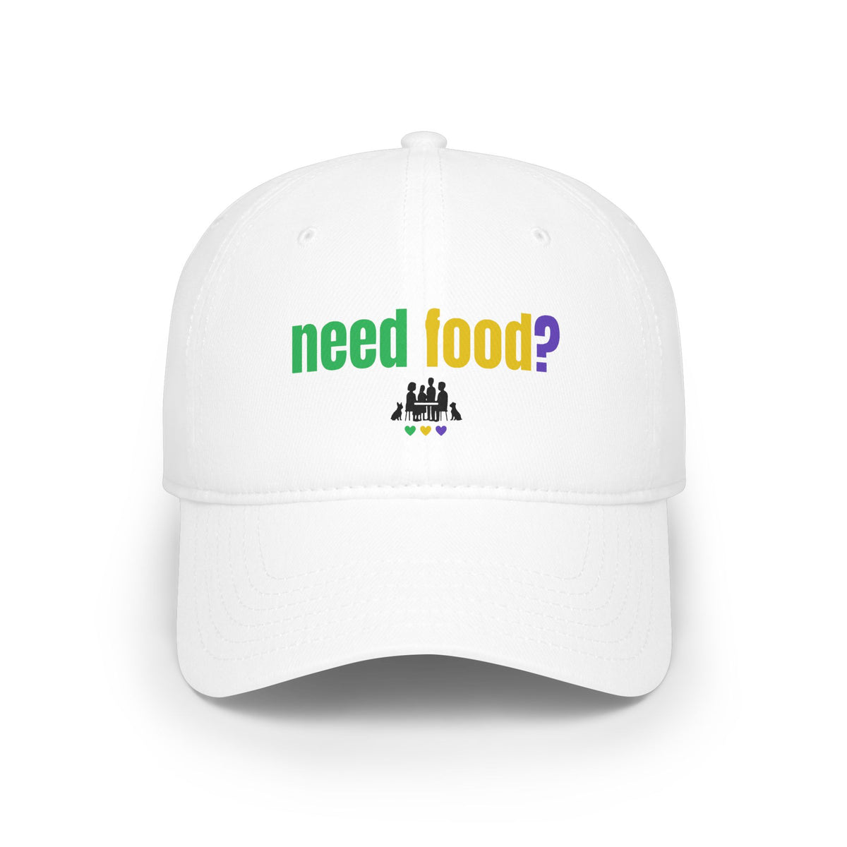 Need Food? Low Profile Baseball Cap