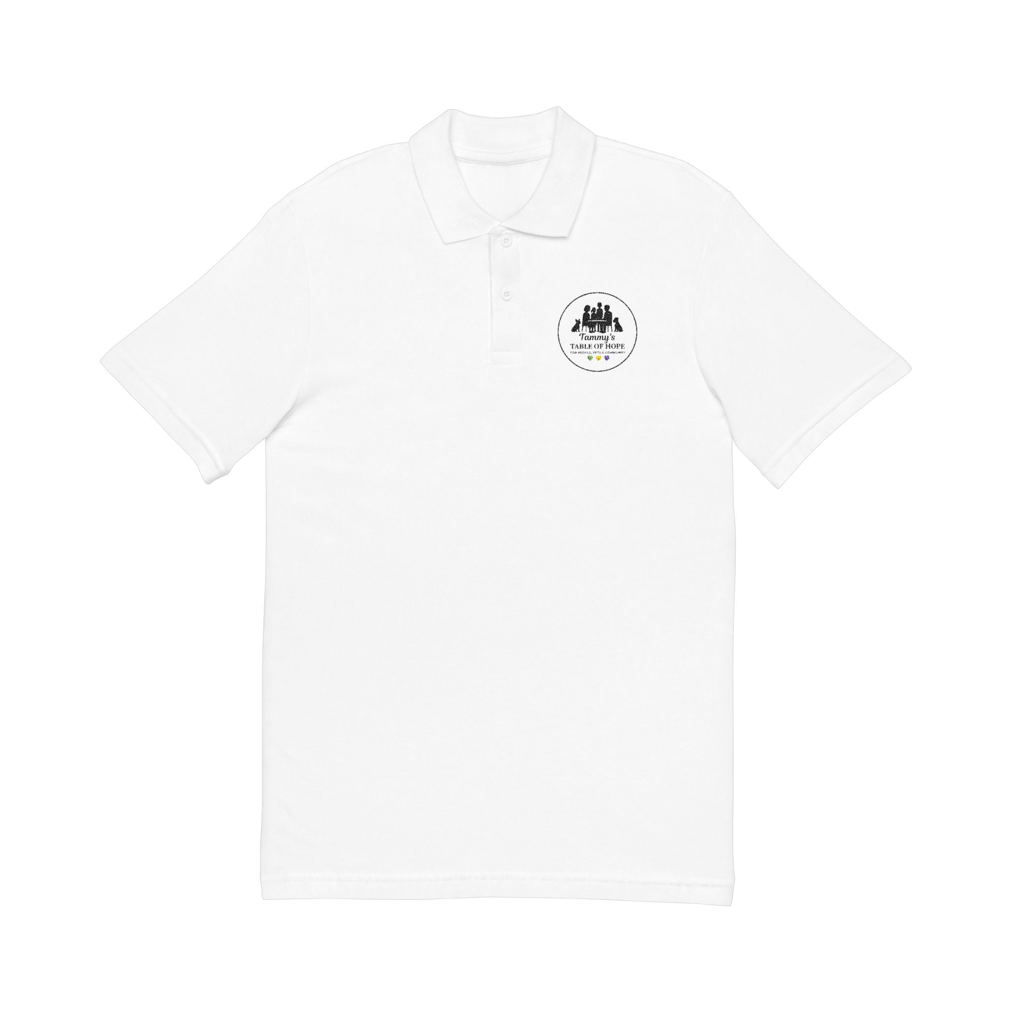 Table of Hope Embroidered Pique Polo