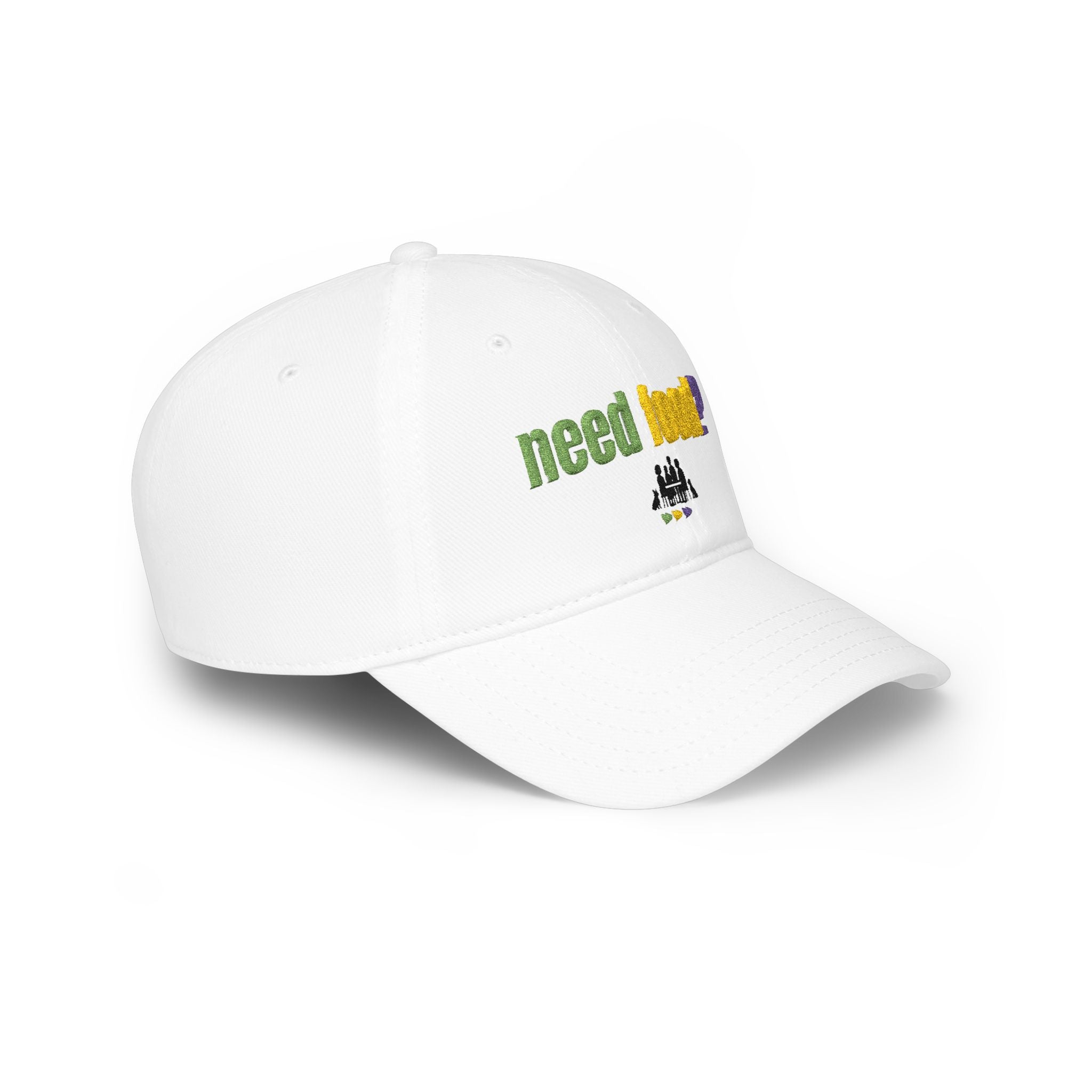 need food? Embroidered Low Profile Twill Cap